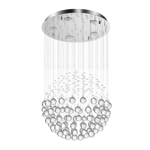 Modern Crystal Raindrop Chandelier