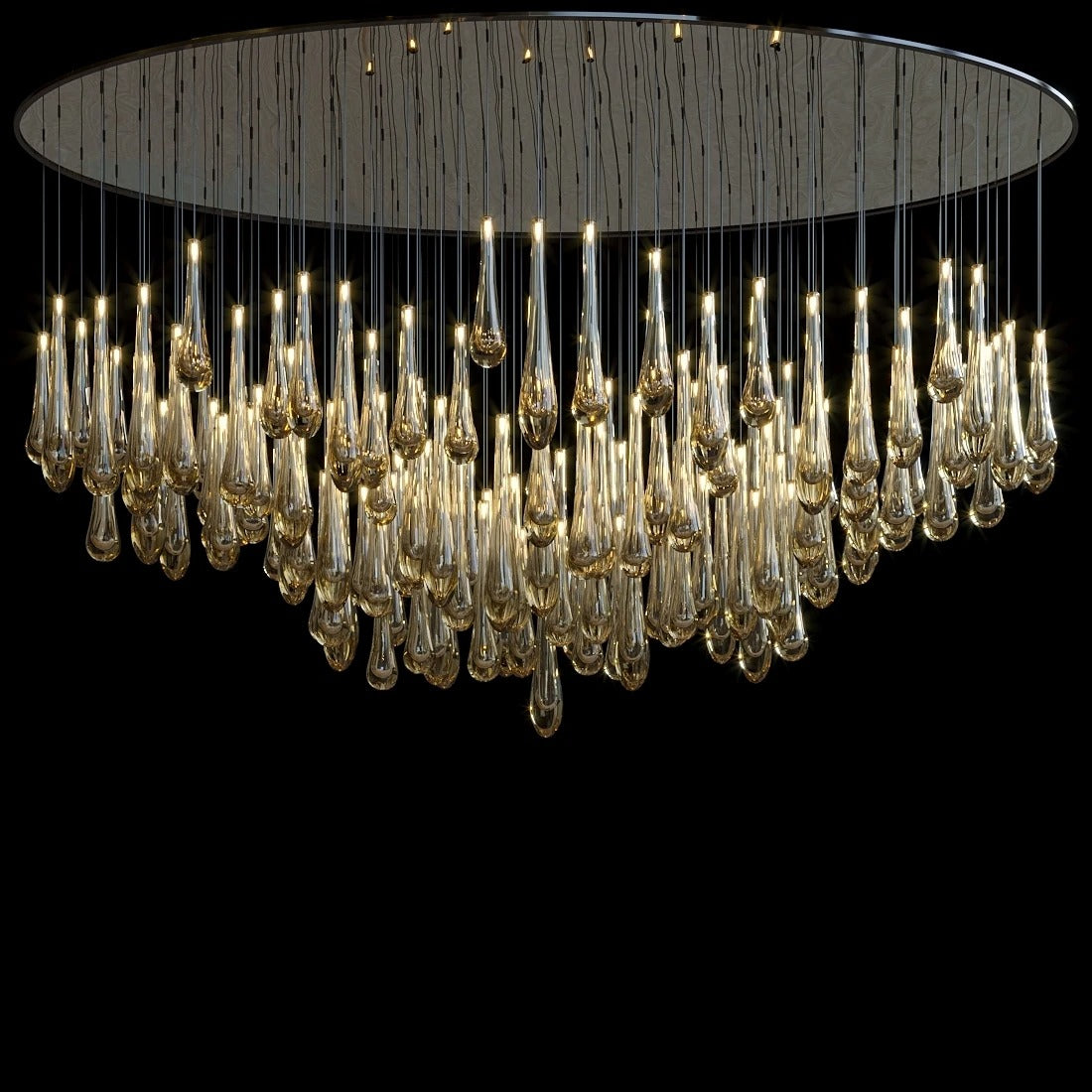 Luminic Water Drop Crystal Chandelier