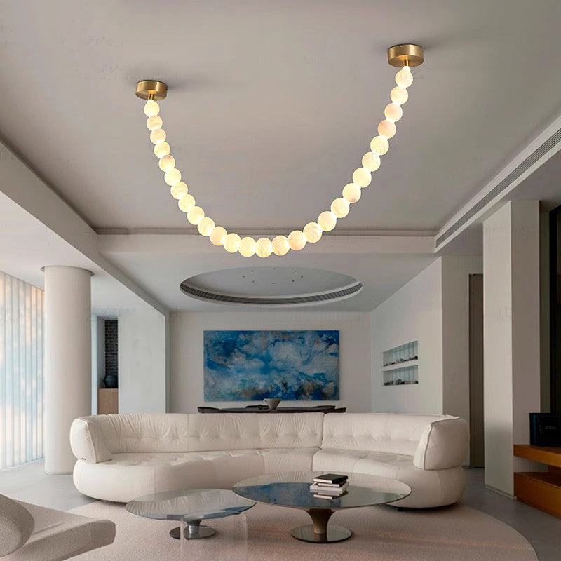 OLAUS Marble Pearl Pendant