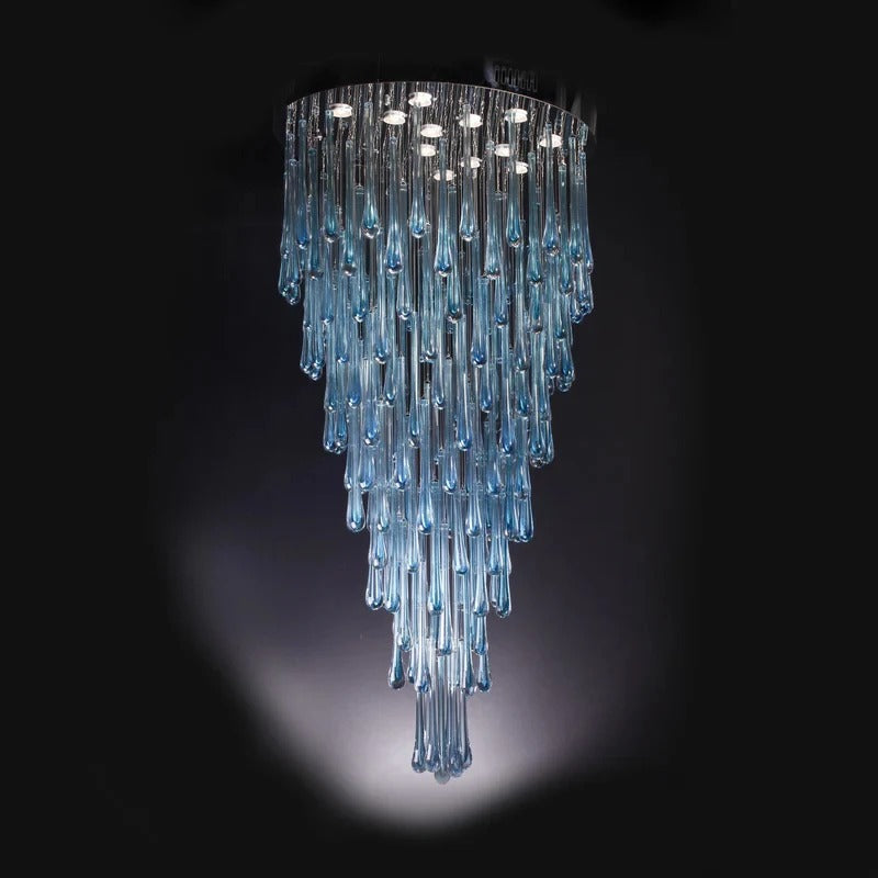Luminic Water Drop Crystal Chandelier