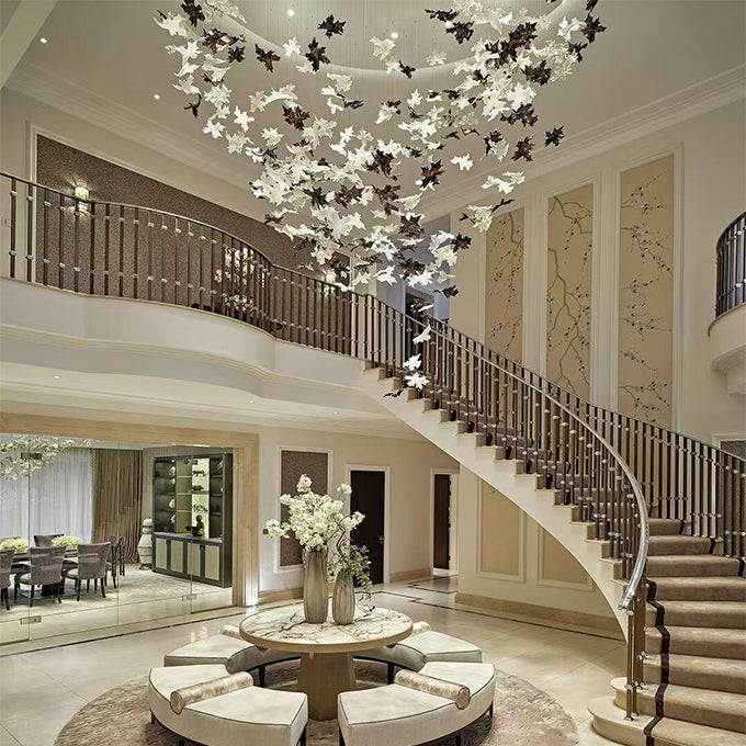 Floating Leaves Modern Chandelier