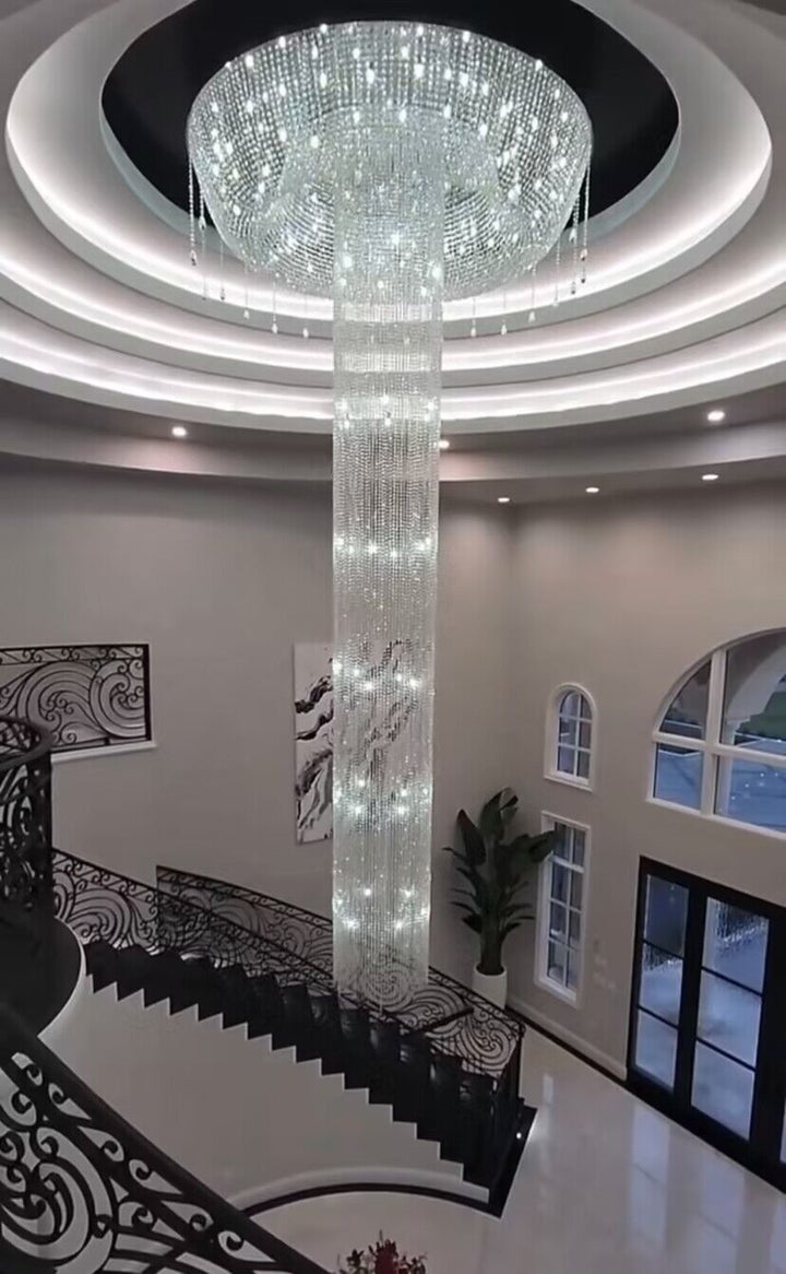 Kresta Extra Large Waterfall Crystal Chandelier