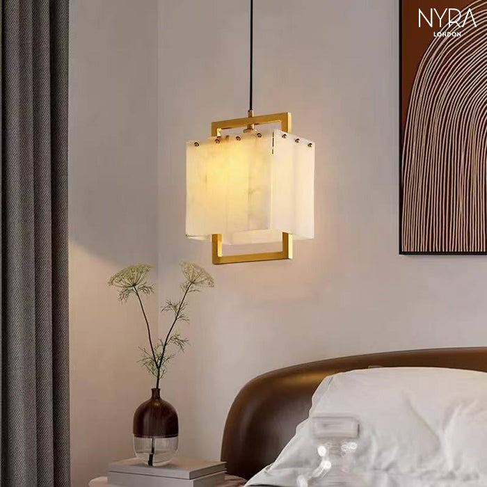 Adina Natural Marble Pendant