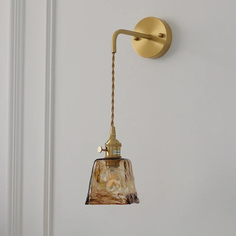 Elyndor Glass Wall Lamp