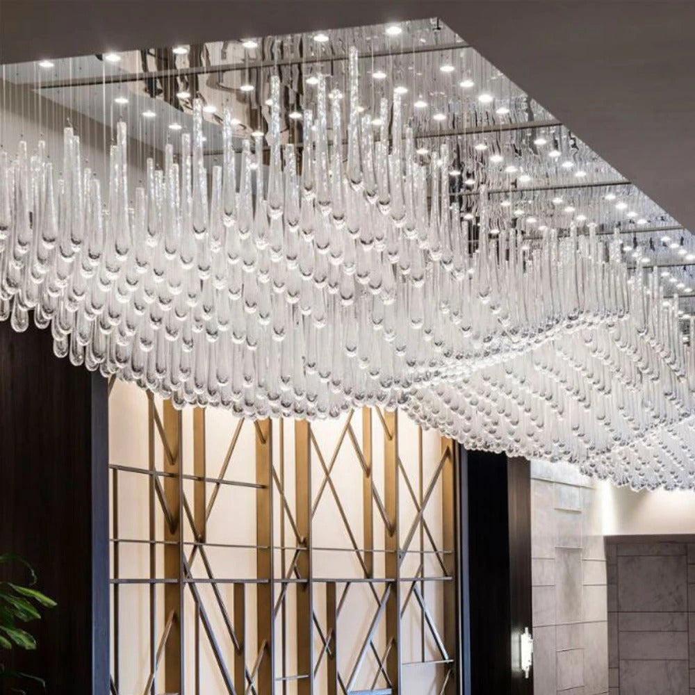 Luminic Water Drop Crystal Chandelier