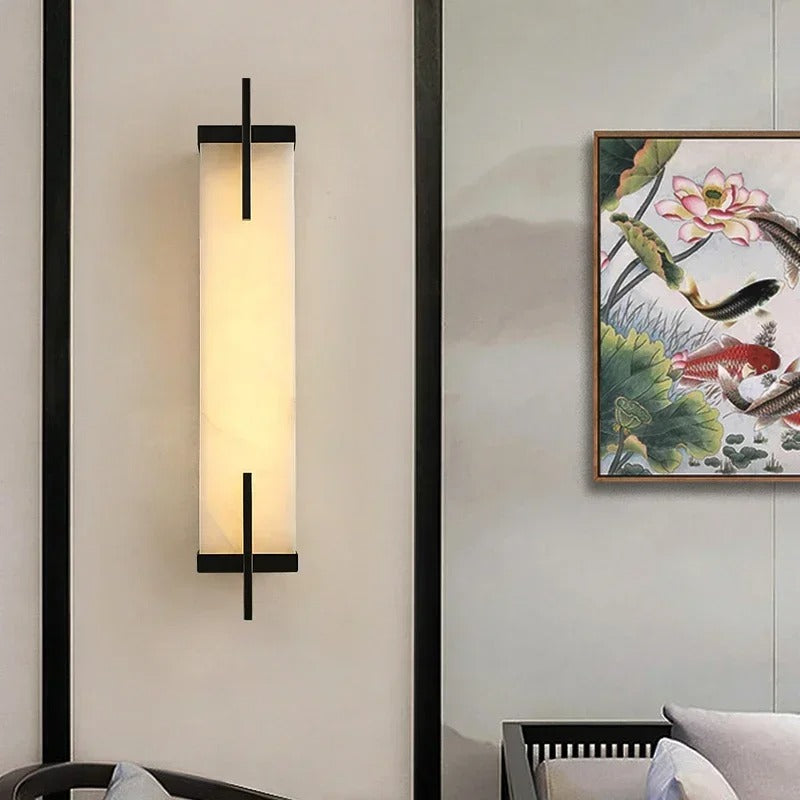 Sterling Alabaster Wall Sconce