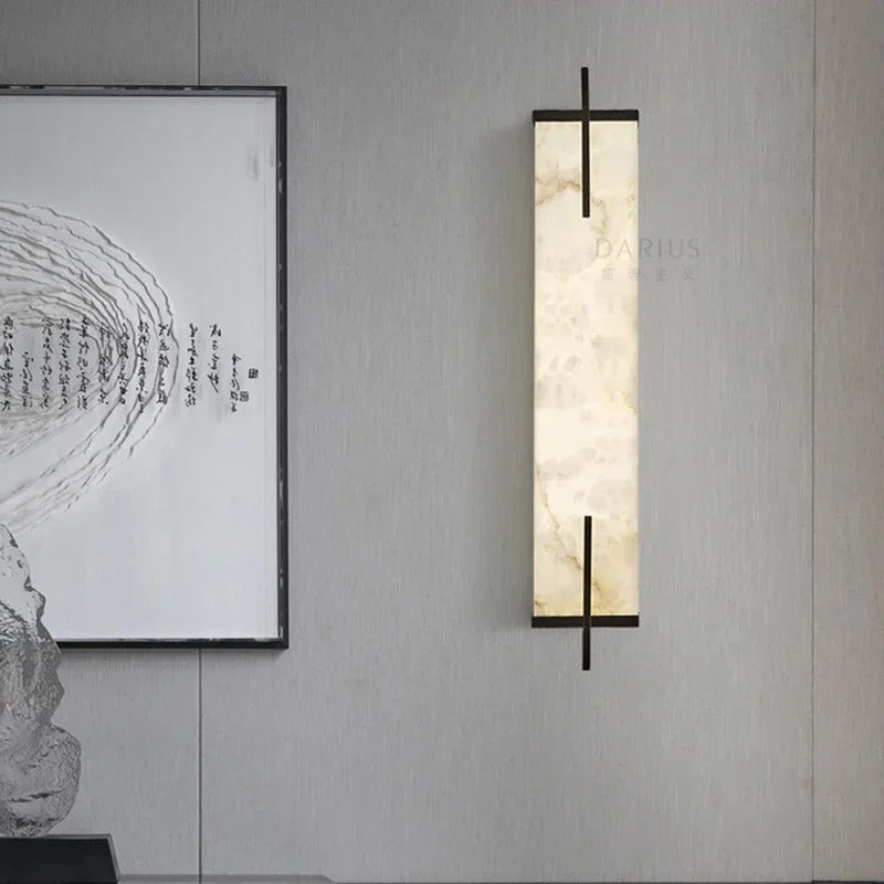 Sterling Alabaster Wall Sconce