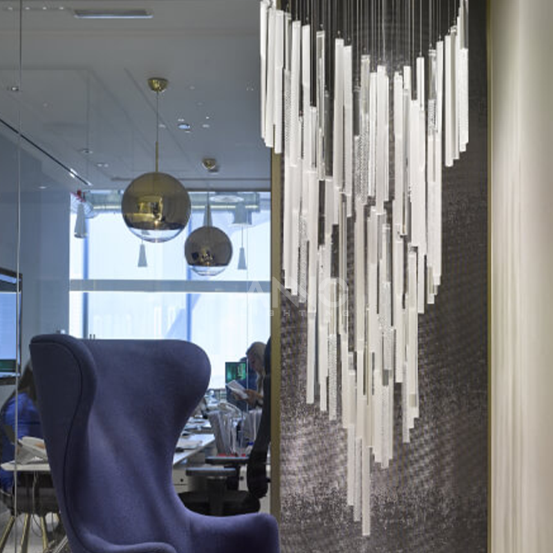 Diamond Cloud Glass Chandelier