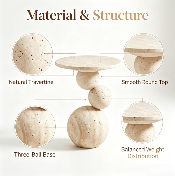 Vantoro Travertine Coffee Table