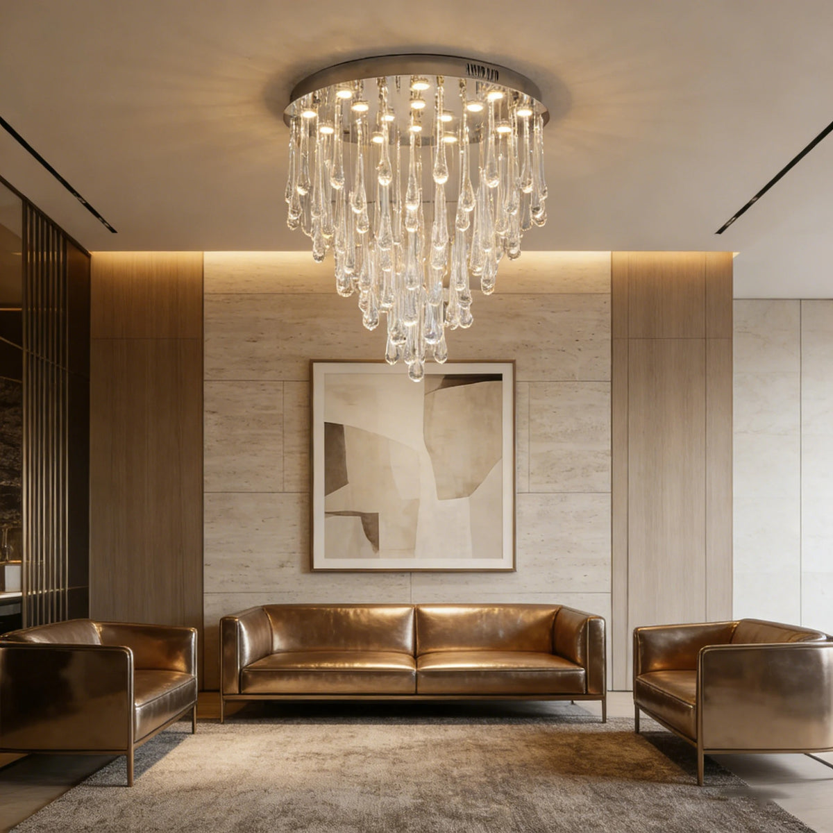 Luminic Water Drop Crystal Chandelier