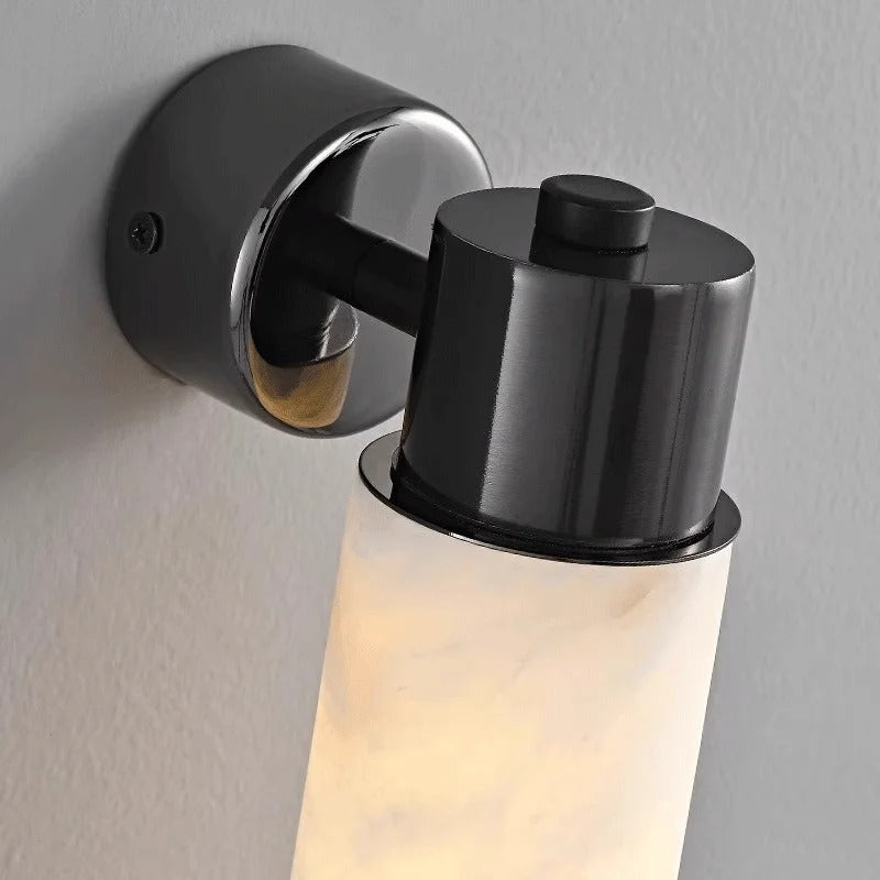 Alvessa Tube Alabaster Wall Lamp