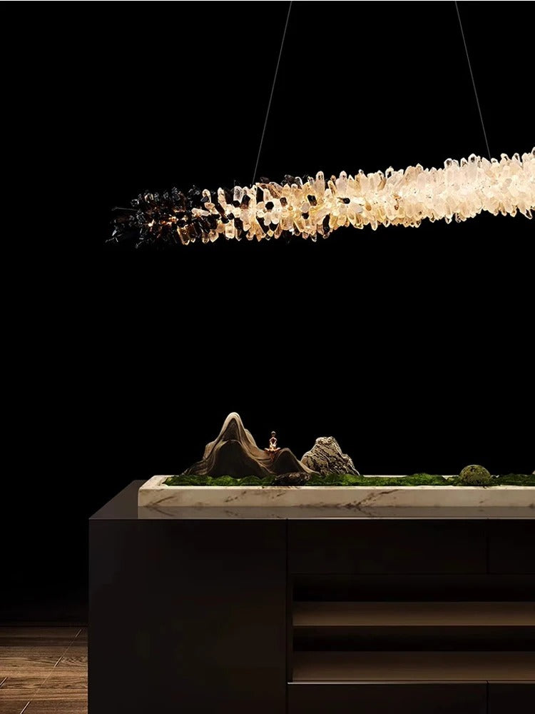 Lorqen Linear Crystal Chandelier