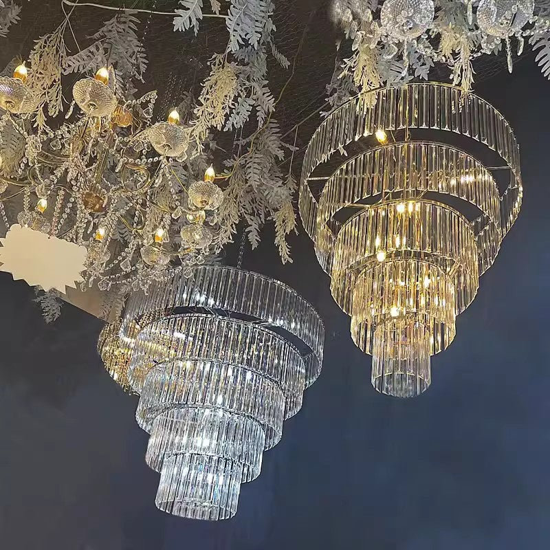Ice Bar Crystal Chandelier