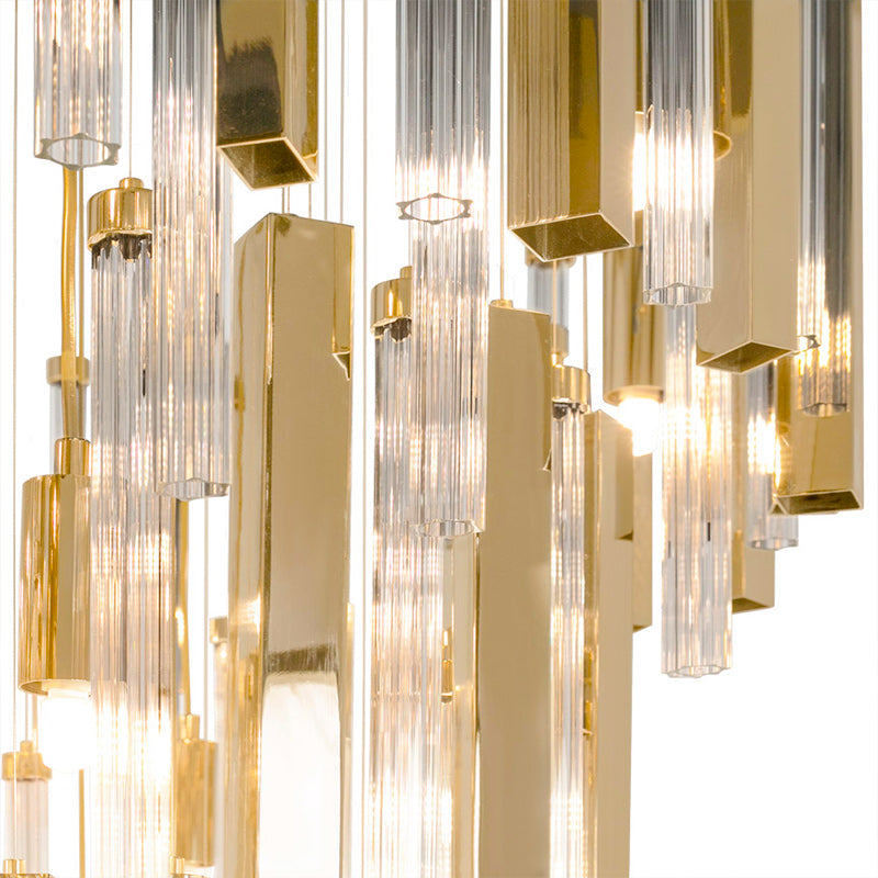 Elysia Tiered Cascading Crystal Chandelier