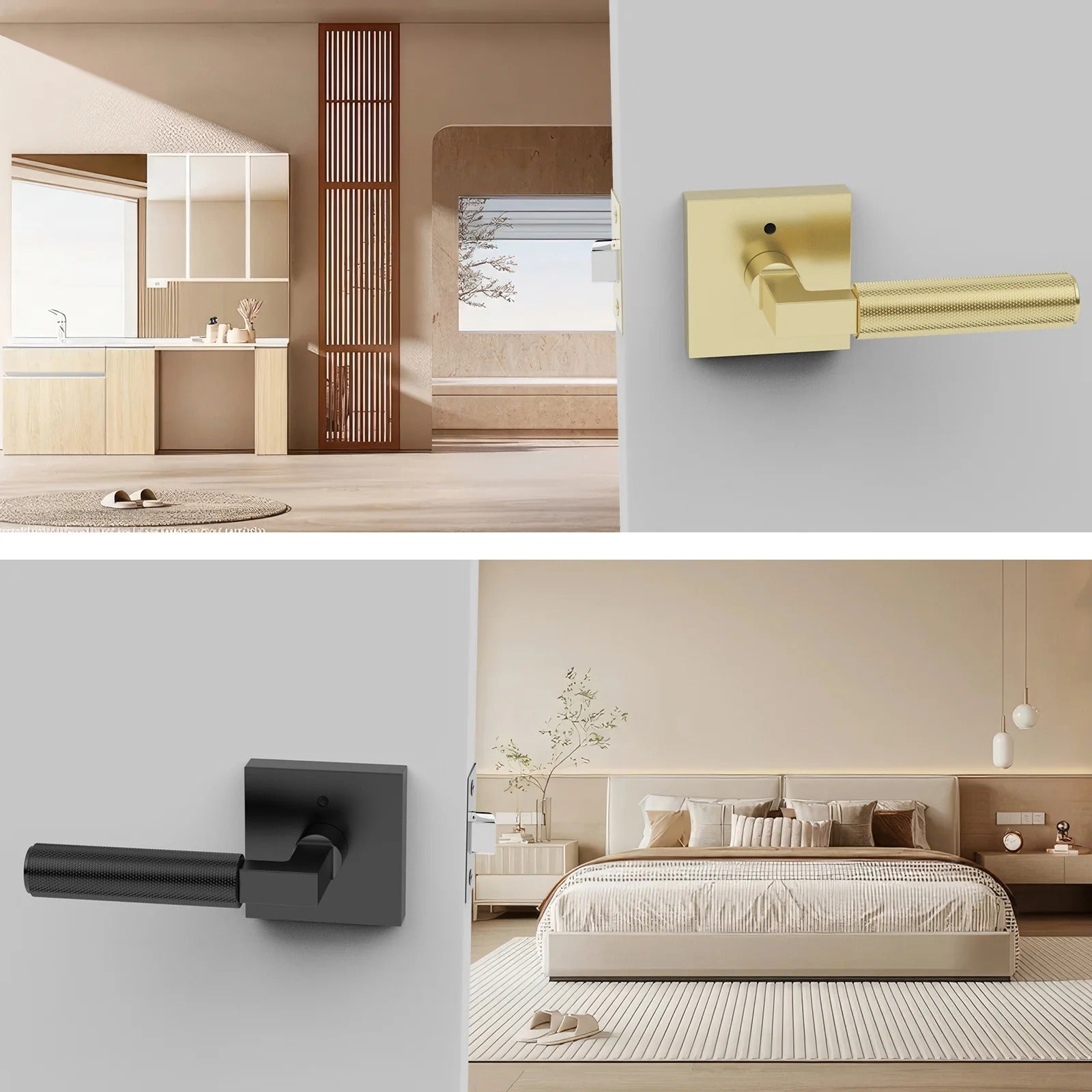 Reversible l Door Handle