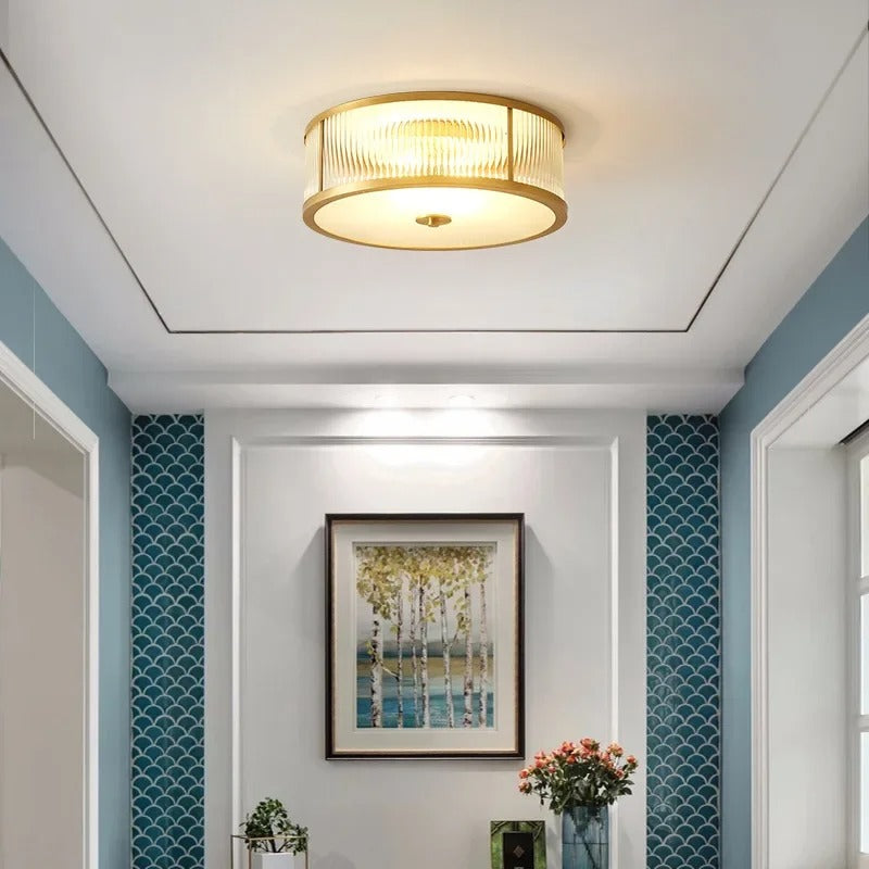 Ribbel Minimalist Glass Ceiling Lights