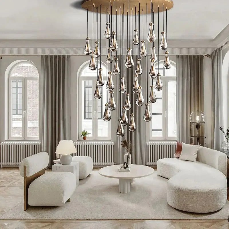 Ossian Glass Tears Chandelier