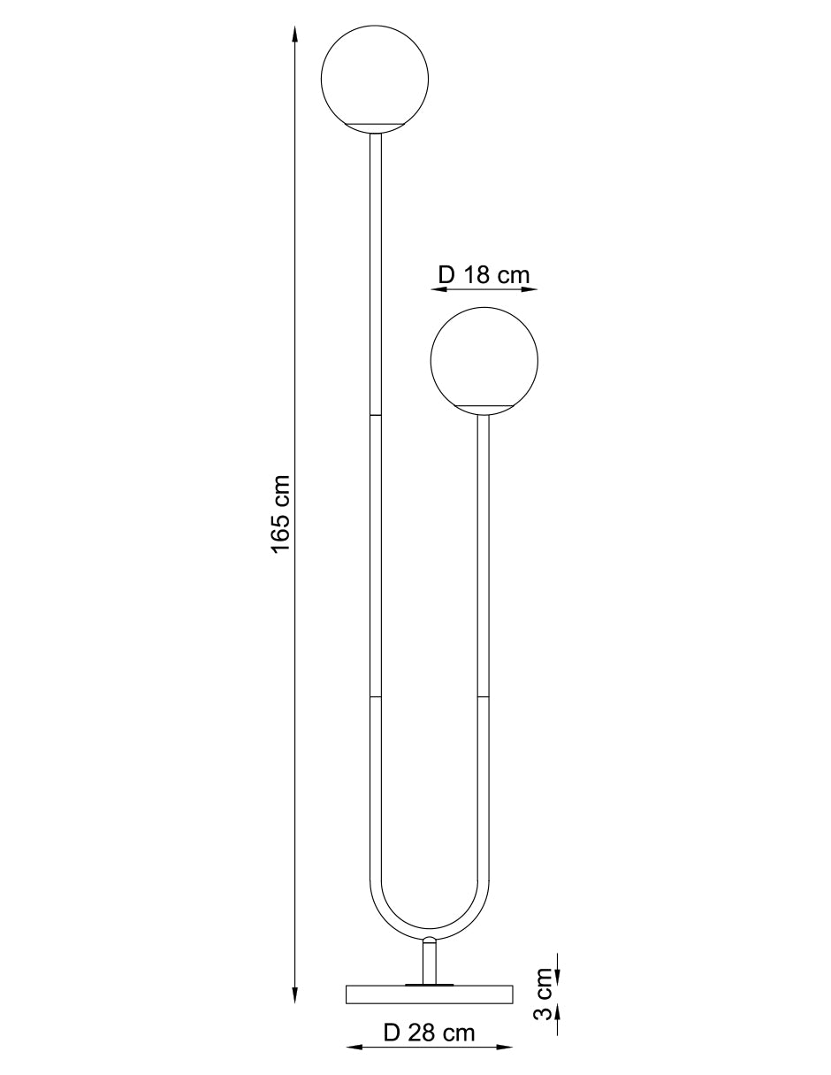 Lumira Twin Globe Floor Lamp