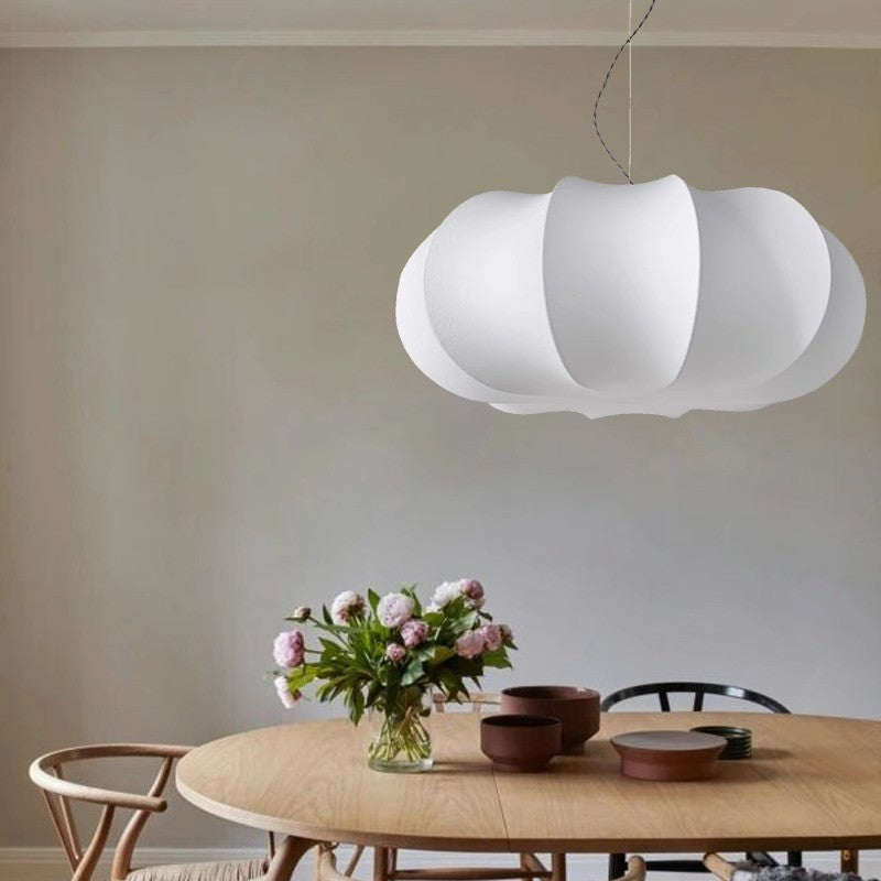 Pumpkin Silk Pendant Light
