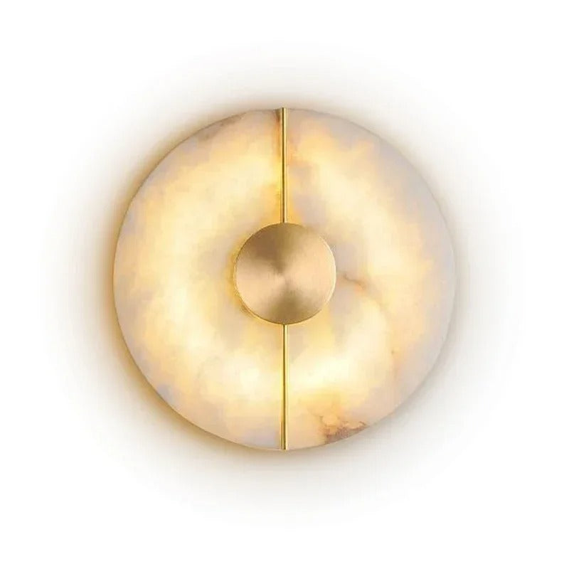 Ethereal Moon Marble Wall Lamp
