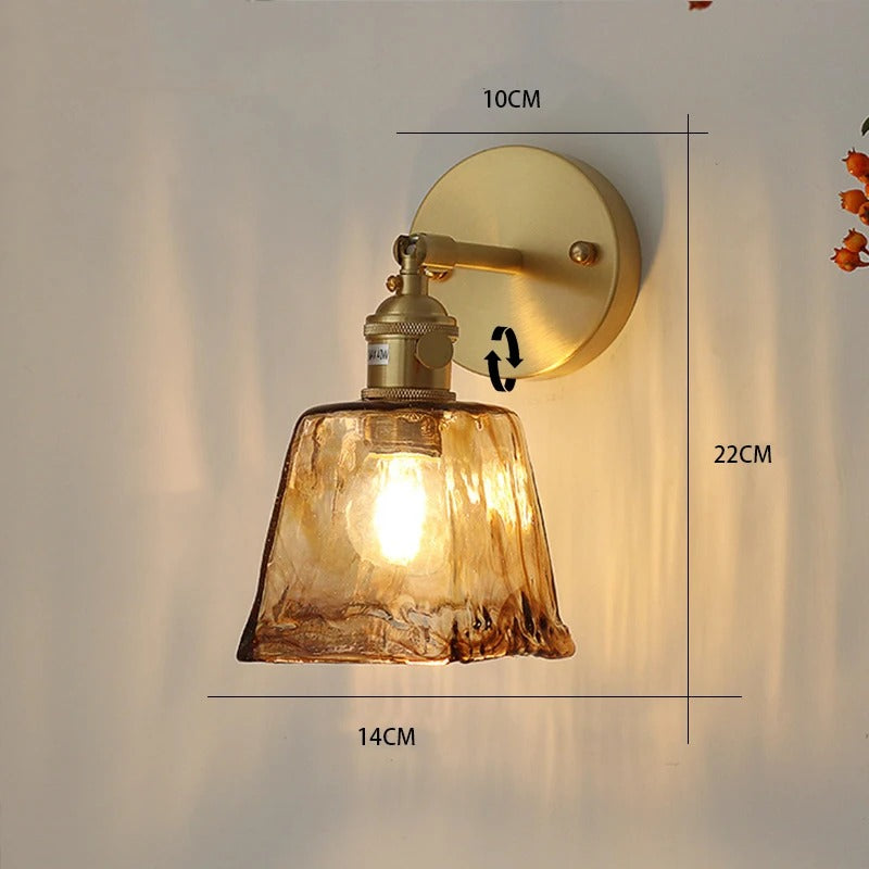 Elyndor Glass Wall Lamp