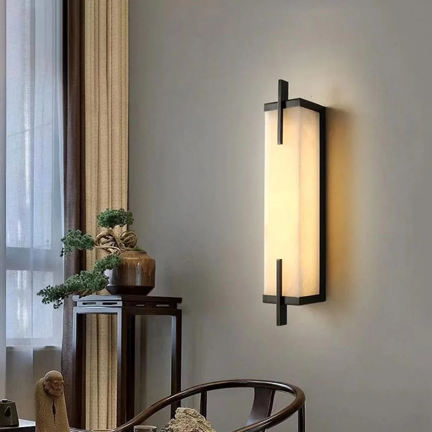 Sterling Alabaster Wall Sconce
