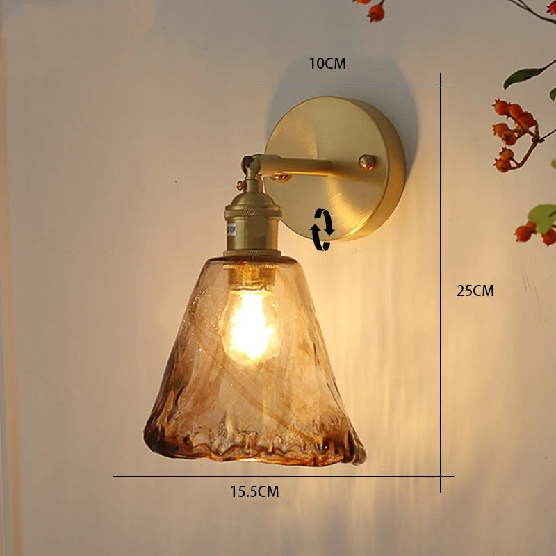 Elyndor Glass Wall Lamp