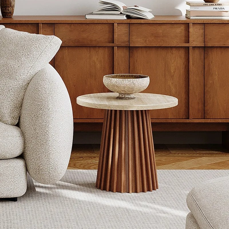 Ovela Travertine Coffee Table