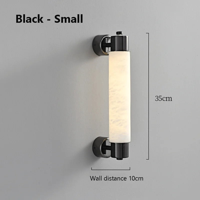 Alvessa Tube Alabaster Wall Lamp