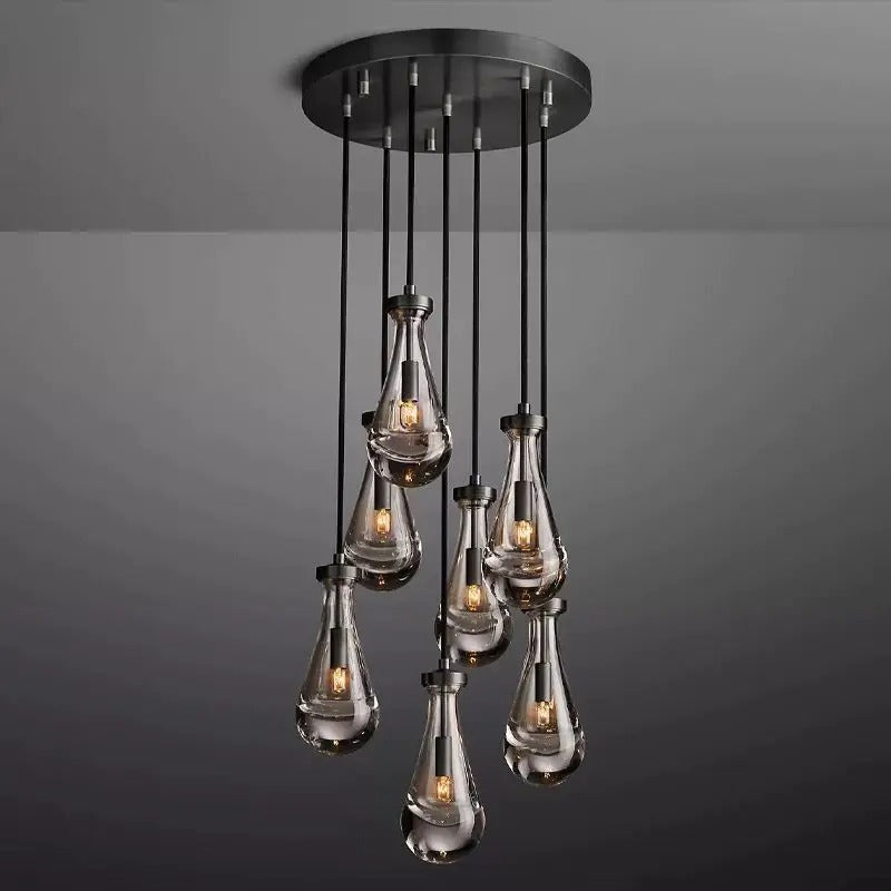 Ossian Glass Tears Chandelier