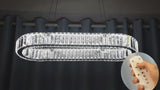 Tommy Crystal Oval Chandelier
