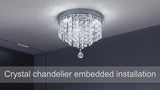 Hauqi Crystal Ceiling Chandelier