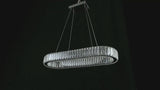Tommy Crystal Oval Chandelier
