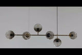 Nordic Art Strip Glass LED Pendant Lights