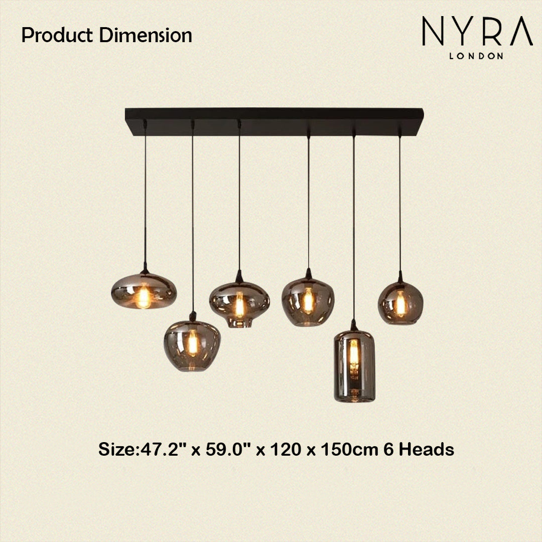 Freya Glass Chandelier
