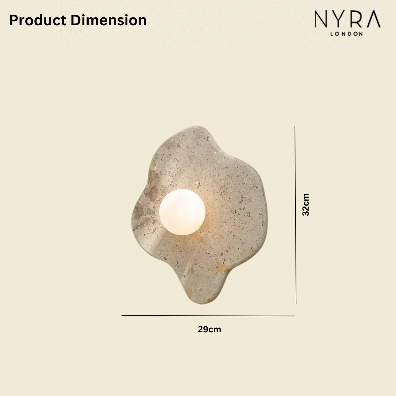 Sten Marble Wall Light