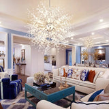 Crystal Dandelion pendant light