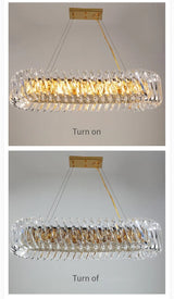 Crystal Round Lamparas Chandelier