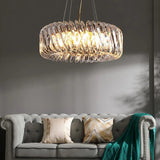 Crystal Round Lamparas Chandelier