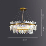 Dual Crystal Chandelier