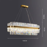 Dual Crystal Chandelier
