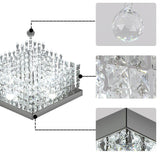 Classic K9 Crystal Square Chandelier