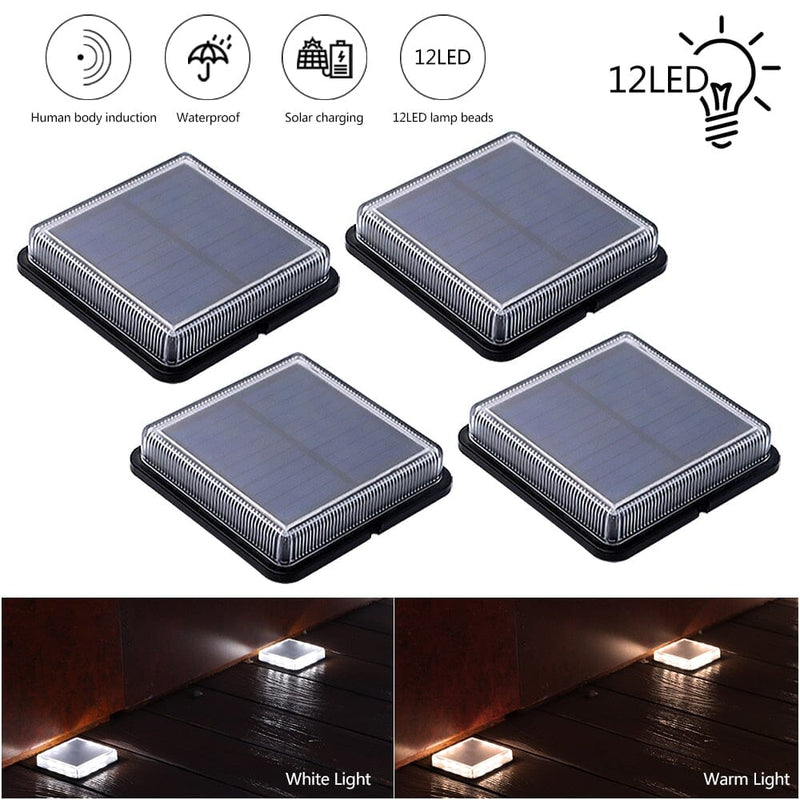 Solar LED Square floor Lights
