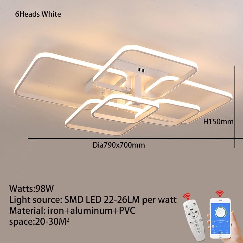 Artistic Square Wall Chandelier