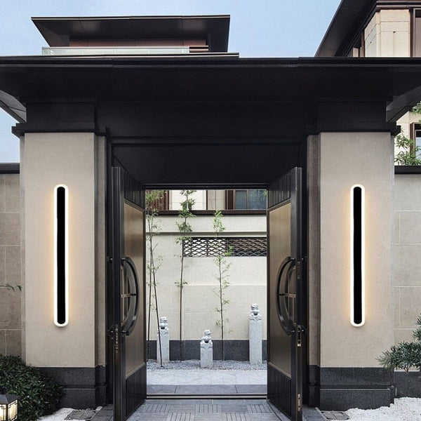 Minimalist Waterproof Outdoor LED Wall Lamp