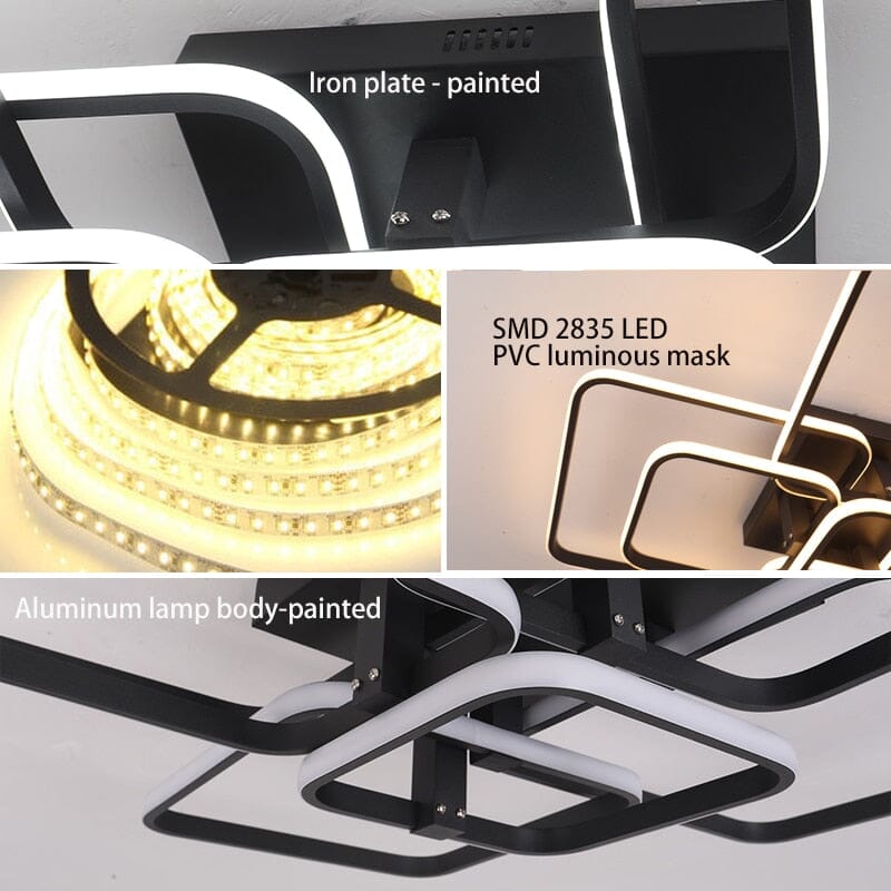 Artistic Square Wall Chandelier