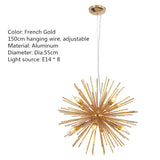 Postmodern firework chandelier