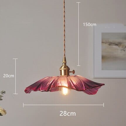 Flower Glass Pendant and wall lamps