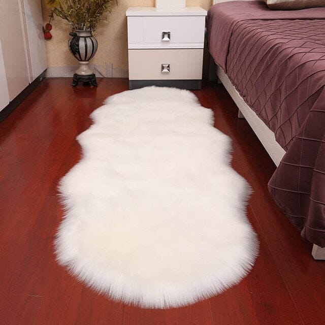 Faux fur bedroom carpet