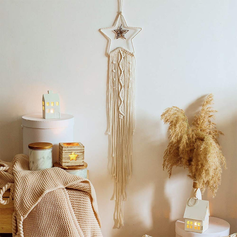 Bohemian Macrame Dream Catcher With Lights NYRALONDON